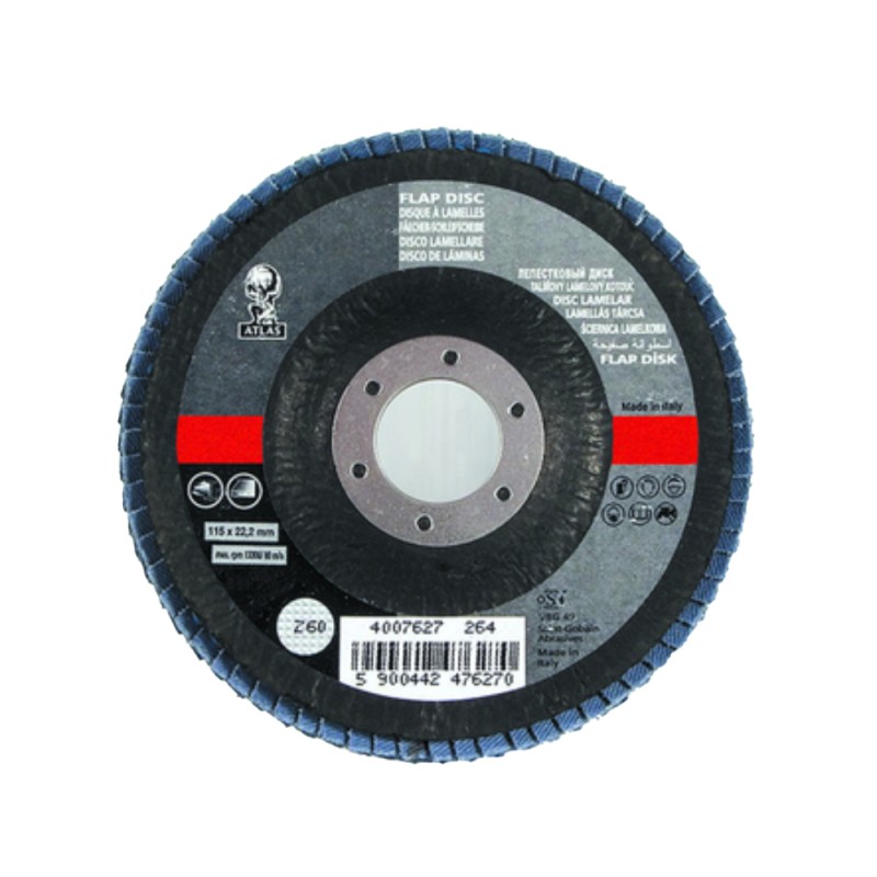 ATLAS DISC LAMELAR FRONTAL 125X22 P60