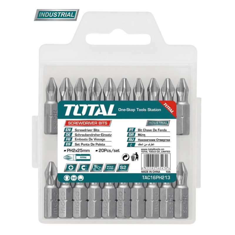 BIT PH2.25MM 20PCS/SET INDUSTRIAL (TAC16PH213)