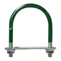 BRIDA GARD D42.4 PT.STALP ROTUND RAL6005 VERDE (AF.BG1EVS) 100BUC/SET