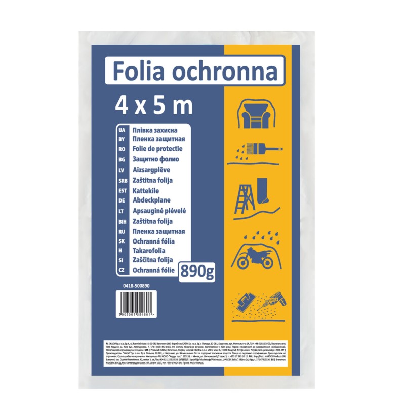 FOLIE PROTECTIE LDPE RECICLAT 890G 4X5M