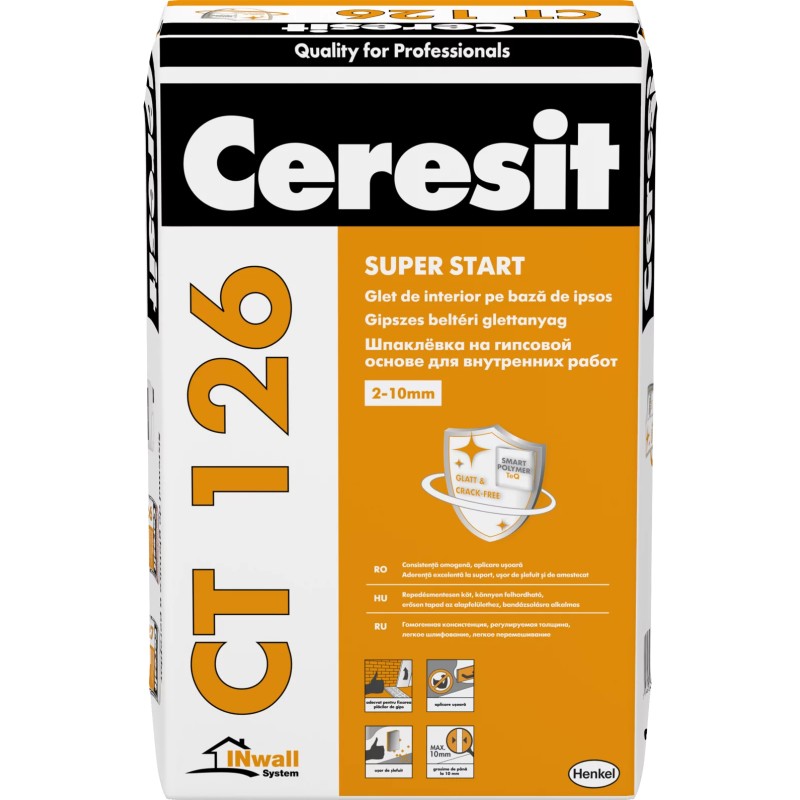 GLET CERESIT CT126 BAZA DE IPSOS INTERIOR  20KG