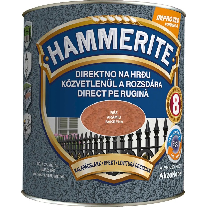 HAMMERITE EFECT LOVITURA DE CIOCAN ARAMIU 0.75L (5093371)