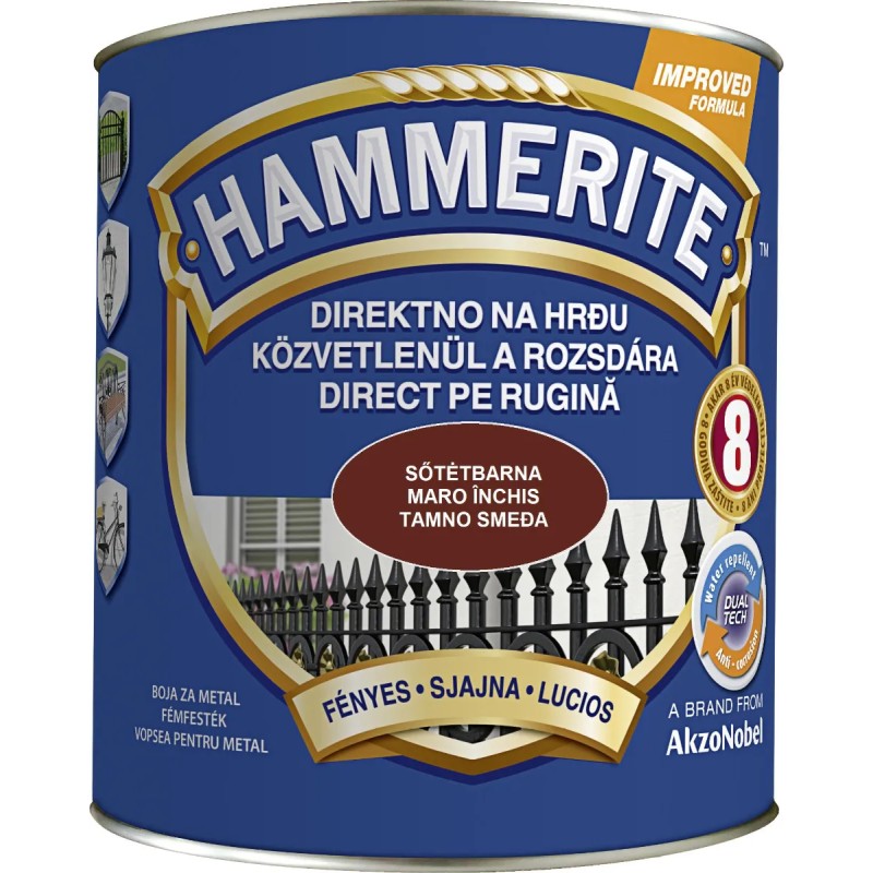 HAMMERITE EFECT LUCIOS MARO INCHIS  0.75L (5093855)