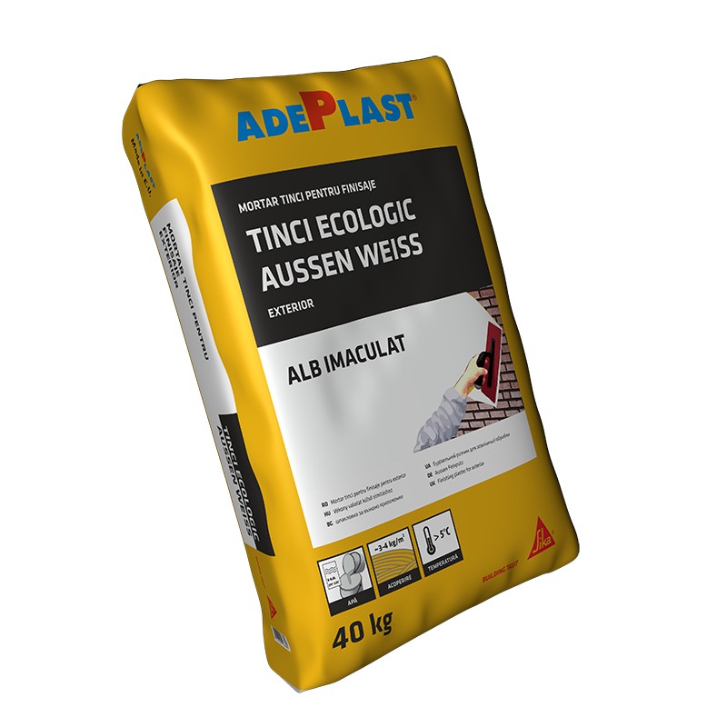 MORTAR TINCI AUSSEN WEISS EXTERIOR ALB 40KG