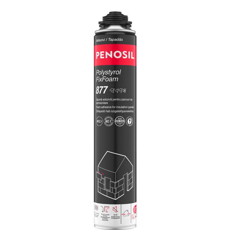 PENOSIL SPUMA DE PISTOL POLYSTYROL FIX FOAM 877 - 750ML (A6076)
