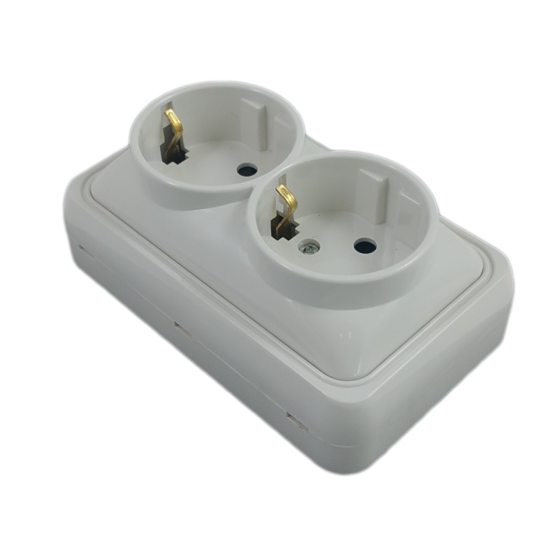 PRIZA DUBLA APLICATA PT MINI SPN1102A 