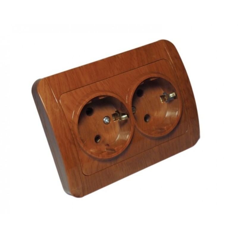 PRIZA DUBLA MONTAJ INCASTRAT ST/CP MAHON SPN1054 