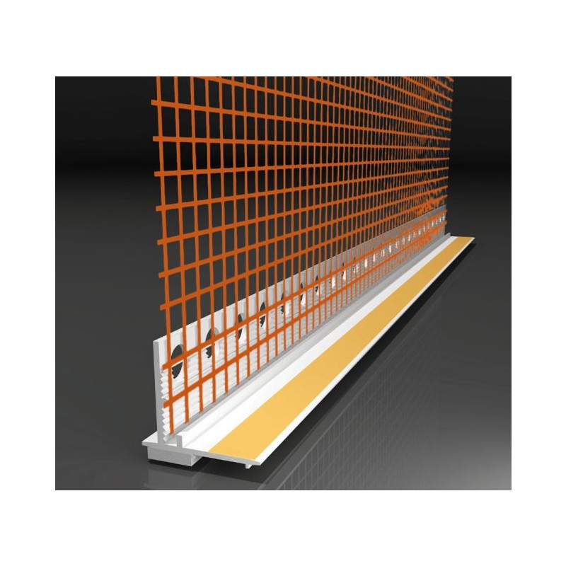 PROFIL PVC FEREASTRA CU PLASA 2.5M