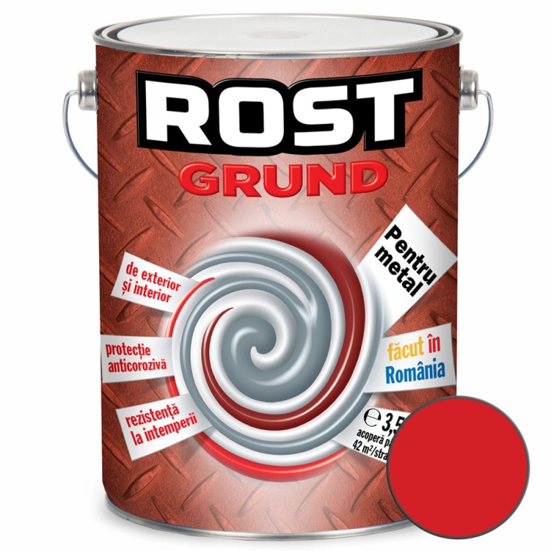 ROST GRUND PENTRU METAL ROSU 3,5L (5738136)