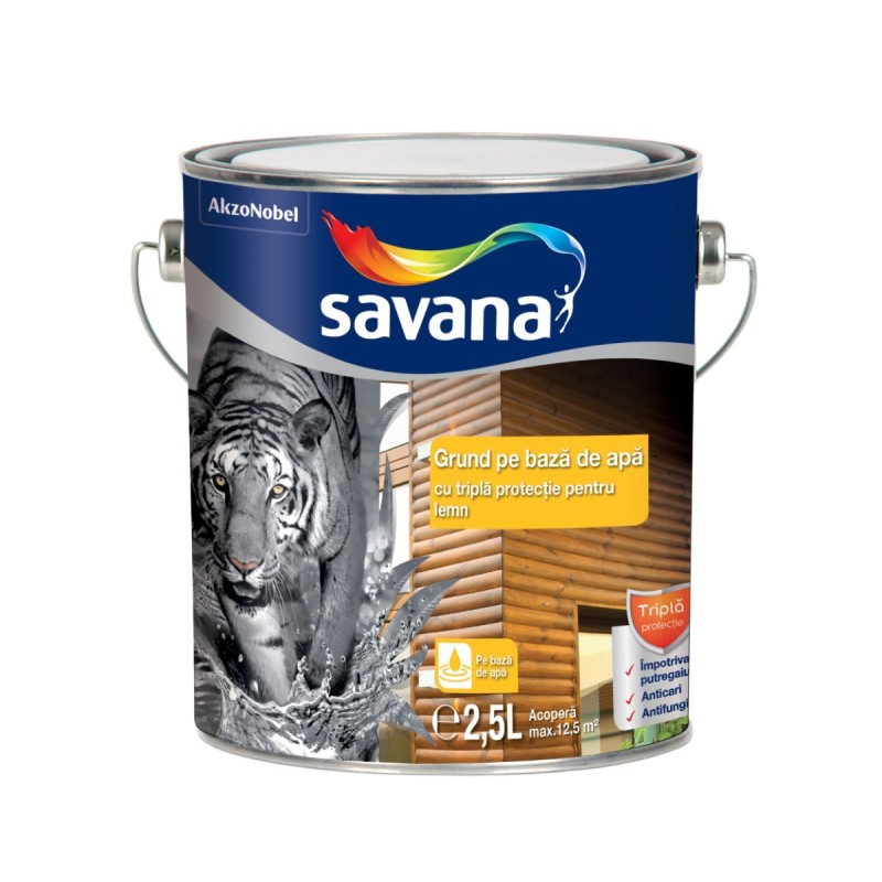 SAVANA GRUND TRIPLA PROTECTIE PE BAZA DE APA 2,5L (5738811)