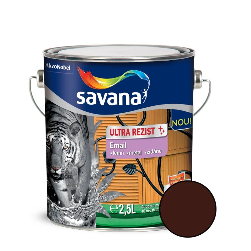 SAVANA ULTRAREZIST EMAIL SUPERLUCIOS EXT/INT  BRUN 2,5L (5738217)