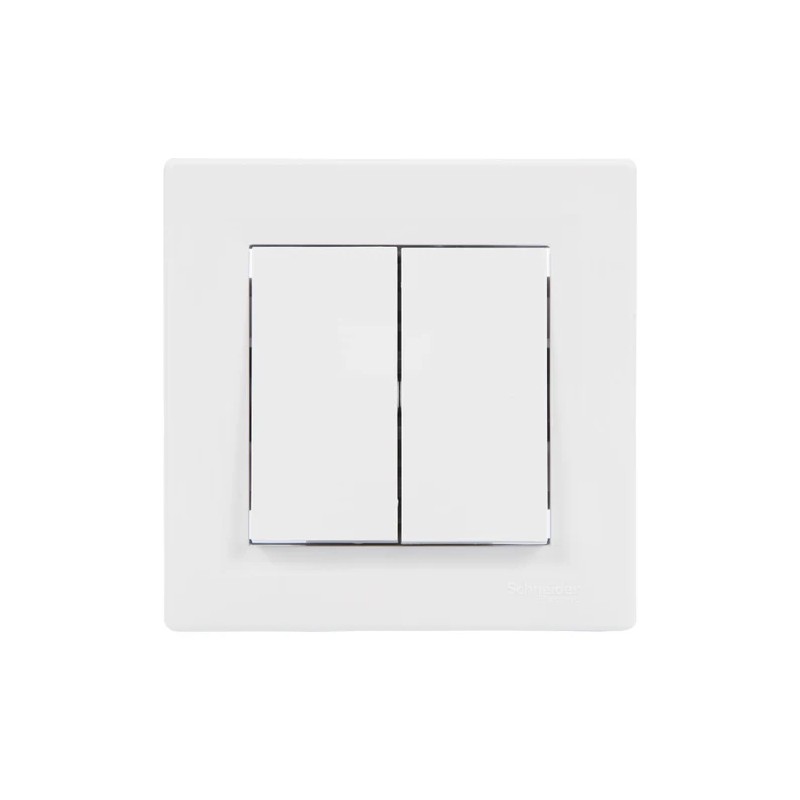 SCHENEIDER INTRERUPATOR DUBLU ALB ASFORA (EPH0300121)