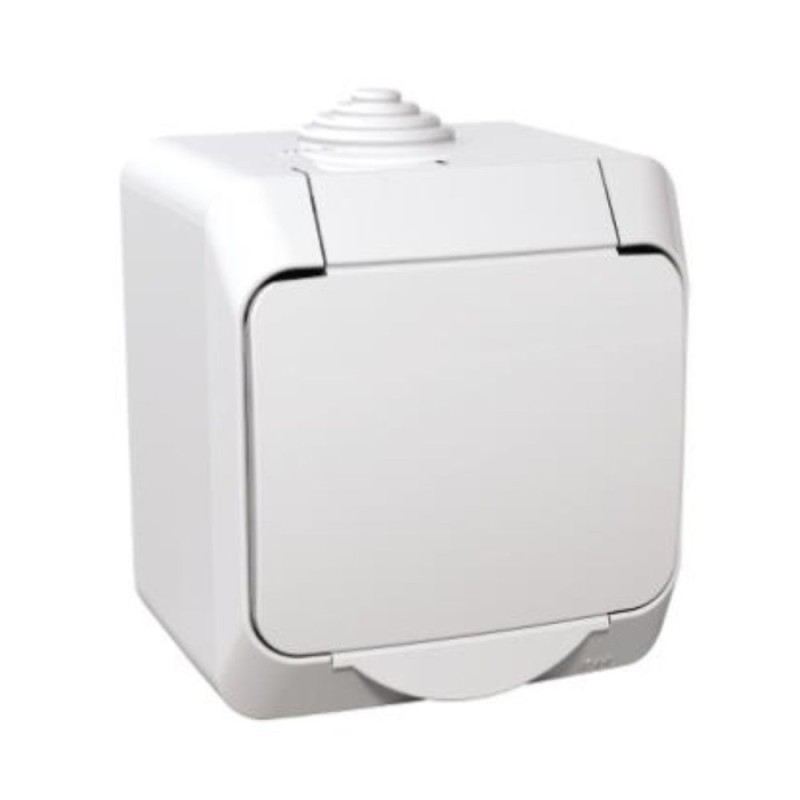 SCHNEIDER CEDAR PRIZA SIMPLA PT CAPAC ALB IP44 WDE000541