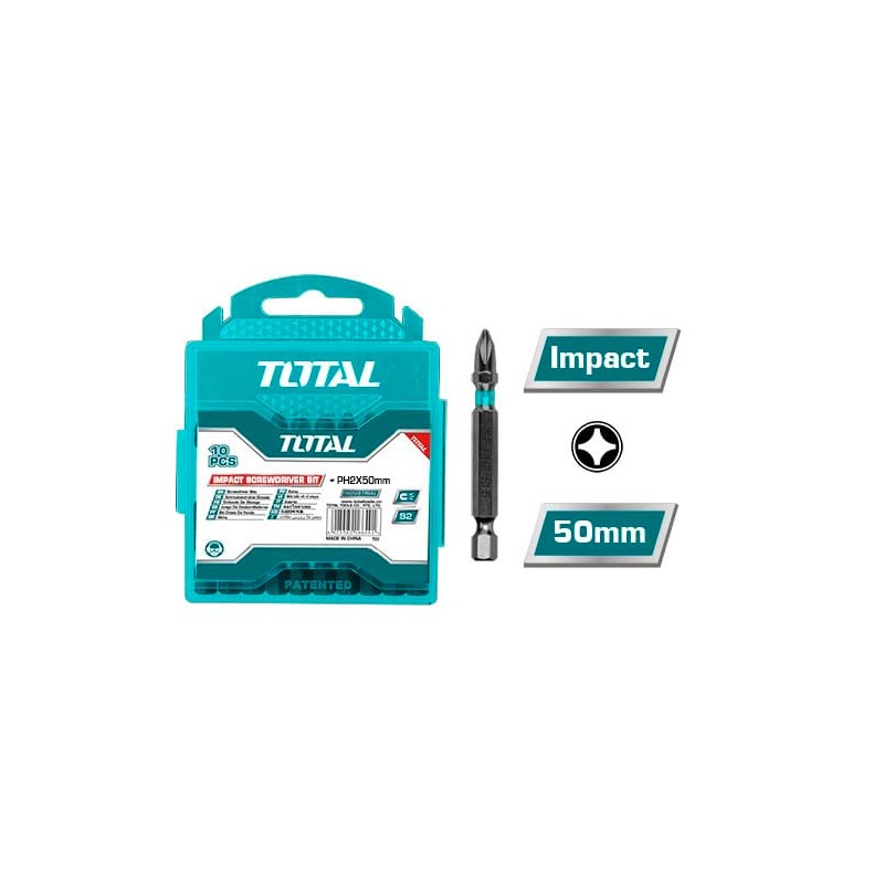 SET 10 BIT DE IMPACT PH2X50MM (TACIM16PH223)