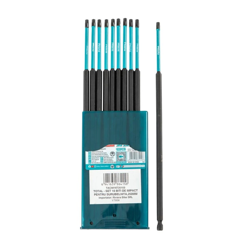 SET 10 BITI T25 DE IMPACT PENTRU SURUBELNITA (TACIM16T25103)