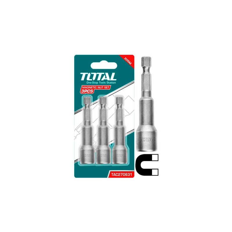 SET 3 CHEI 10MM - 1/4 HEX - 65MM (TAC271031)
