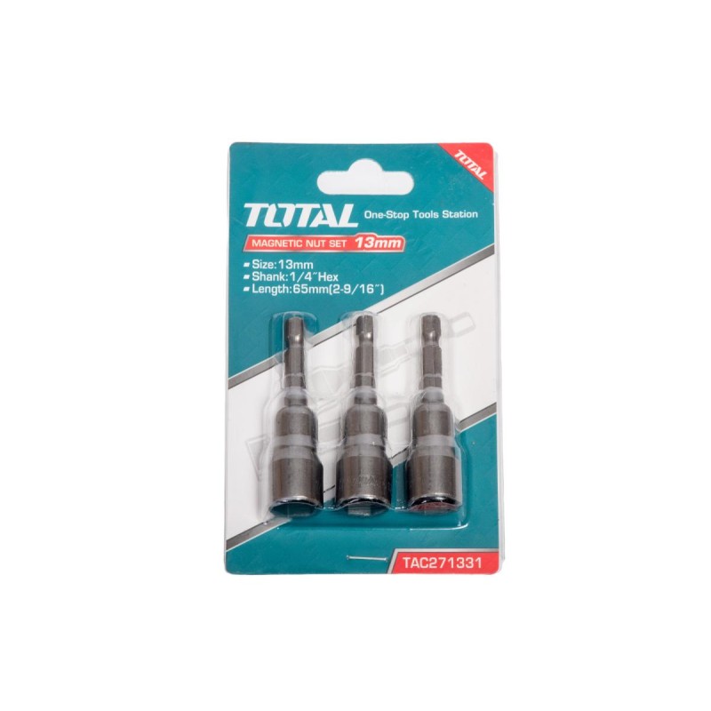 SET 3 CHEI 13MM - 1/4 HEX - 65MM (TAC271331)