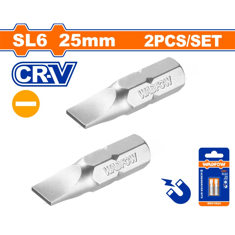 SET BITI SL6 25MM 2BUC (WSV1K24) WADFOW