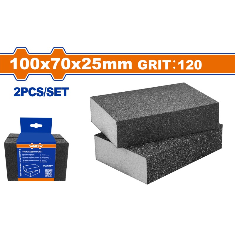 SET BURETI ABRAZIVI 100X70X25MM P120 (WUK2502) WADFOW