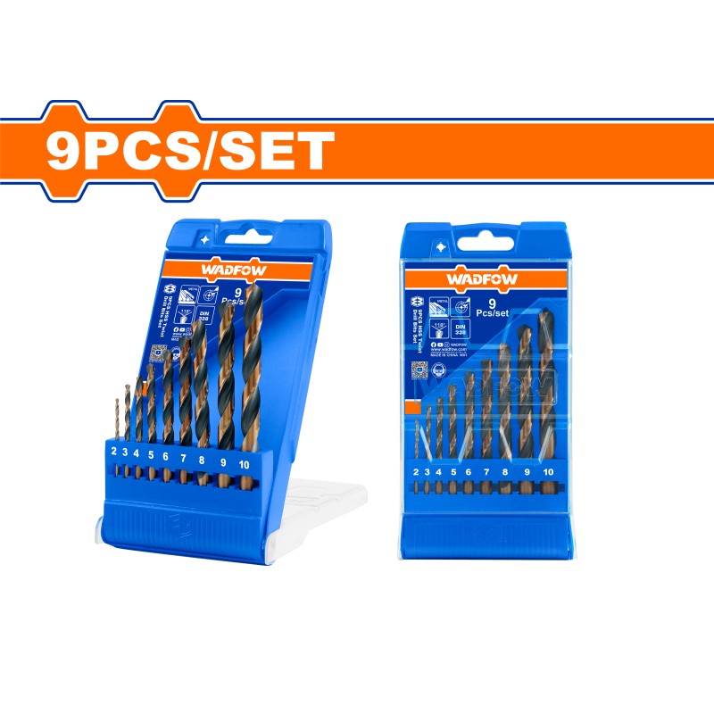 SET BURGHIE PT METAL HSS 9 BUC (WTD6B02) WADFOW