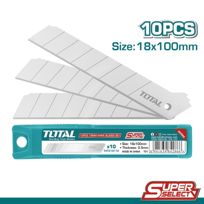 SET LAME CUTTER-10BUC-18MM (THT519112)
