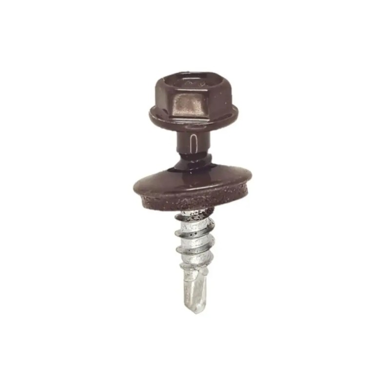 SURUB TABLA RAL 8017 (MARO CIOCOLATA) PT LEMN 4.8X25 - 100BUC/SET