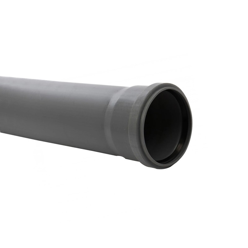 TEAVA PVC SCURGERE CU GARNITURA DN50 - 2M